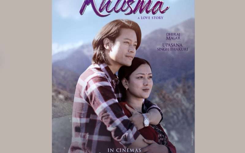 ‘खुस्मा’को पोस्टरमा रोमान्टिक धीरज र उपासना