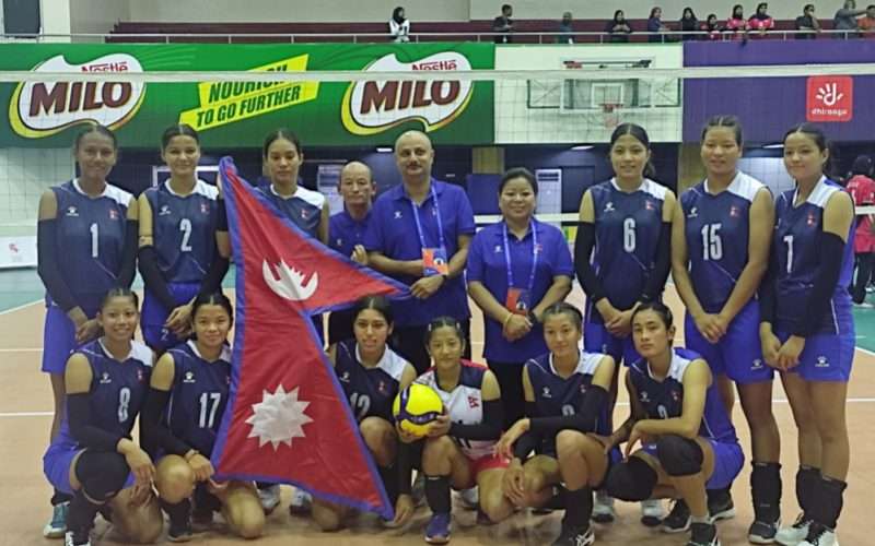 काभा यू–२० महिला भलिबल च्याम्पियनसिपमा नेपालको पहिलो जित