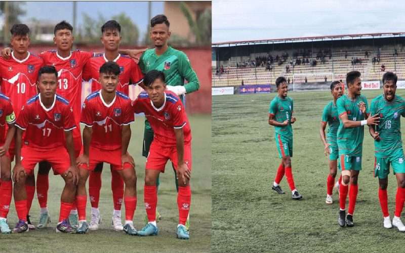 साफ यू-२० : बंगलादेशले भारतलाई हरायो, फाइनलमा नेपालसँग भिड्ने