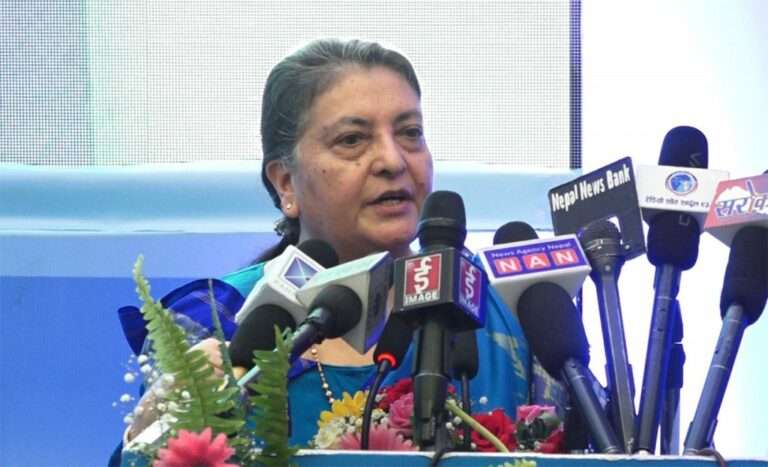 २०८४ मा एमालेबाटै राष्ट्रपति र प्रधानमन्त्री हुनुपर्छ : पूर्व राष्ट्रपति भण्डारी