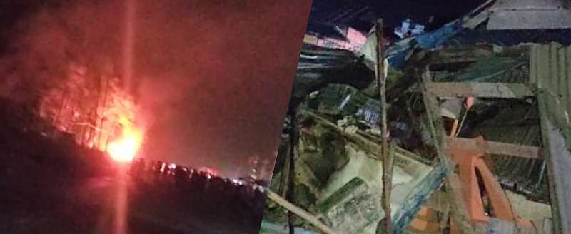 रात्रिबसको ठक्करबाट हजुरबुवा र नातिनीको मृत्यु भएपछि स्थानीयबासीद्वारा प्रहरी विटमा आगजनी