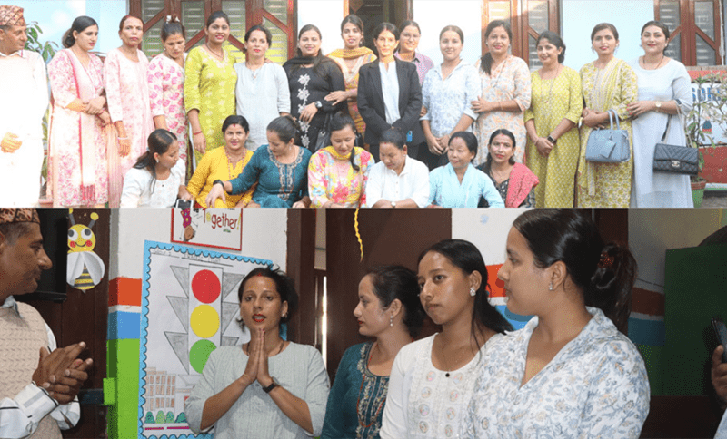 मन्टेश्वरीका शिक्षकहरुलाई क्षमता अभिवृद्धि तालिम