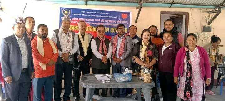 शुभकामना आदान प्रदान कार्यक्रमधरानमा एपी नागरिक पार्टीद्वारा सम्पन्न