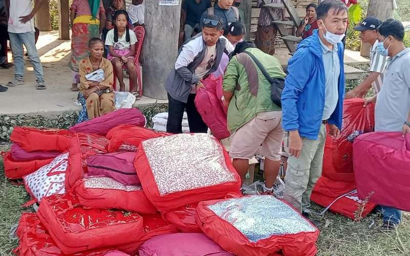 माई नगरपालिकामा ईसाई समाजद्वारा राहत वितरण सम्पन्न
