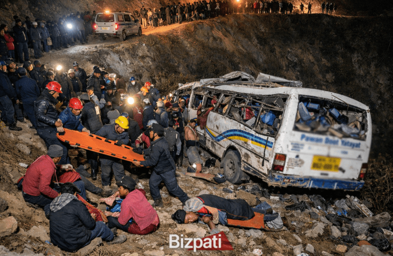 जन्ती बोकेको बस दुर्घटना अपडेटः ८ जनाको मृत्यु, ४५ जना घाइते