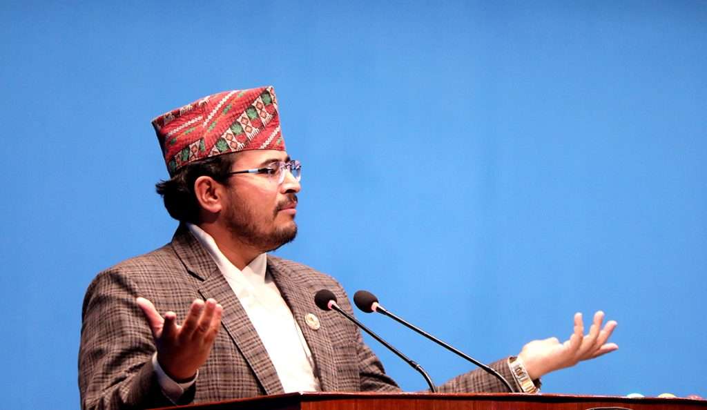 ज्ञानेन्द्र शाहीको प्रश्न : यो सरकार हो कि आतङ्कवादी ?