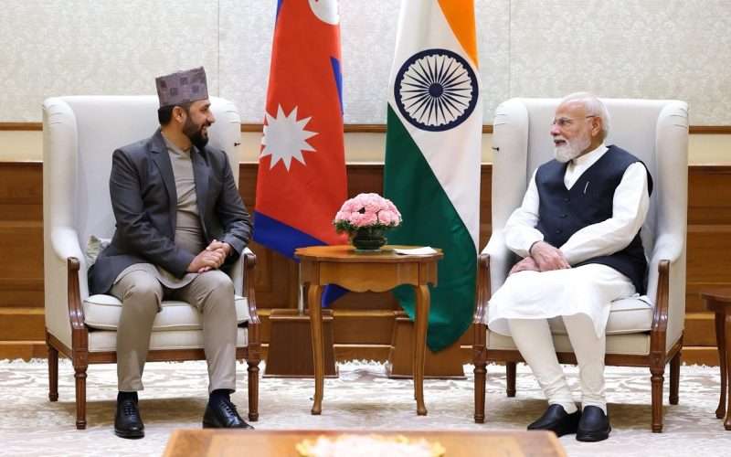 रास्वपा सभापति रवि लामिछाने र भारतीय प्रधानमन्त्री नरेन्द्र मोदीबिच भेटवार्ता