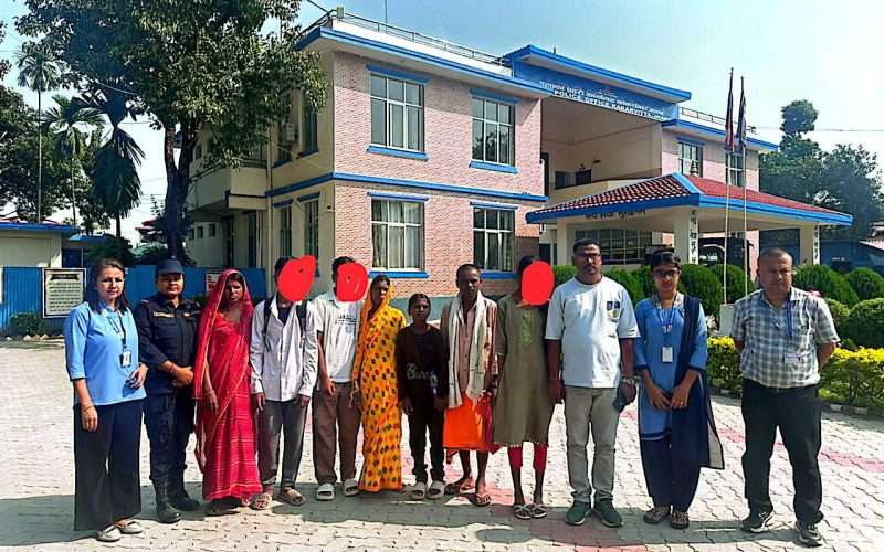 भारतबाट छ नेपाली बालबालिकाको उद्धार, परिवारसँग पुनर्मिलन
